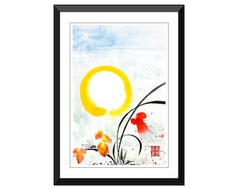 Enso Abstract #2 (FRAMED art)