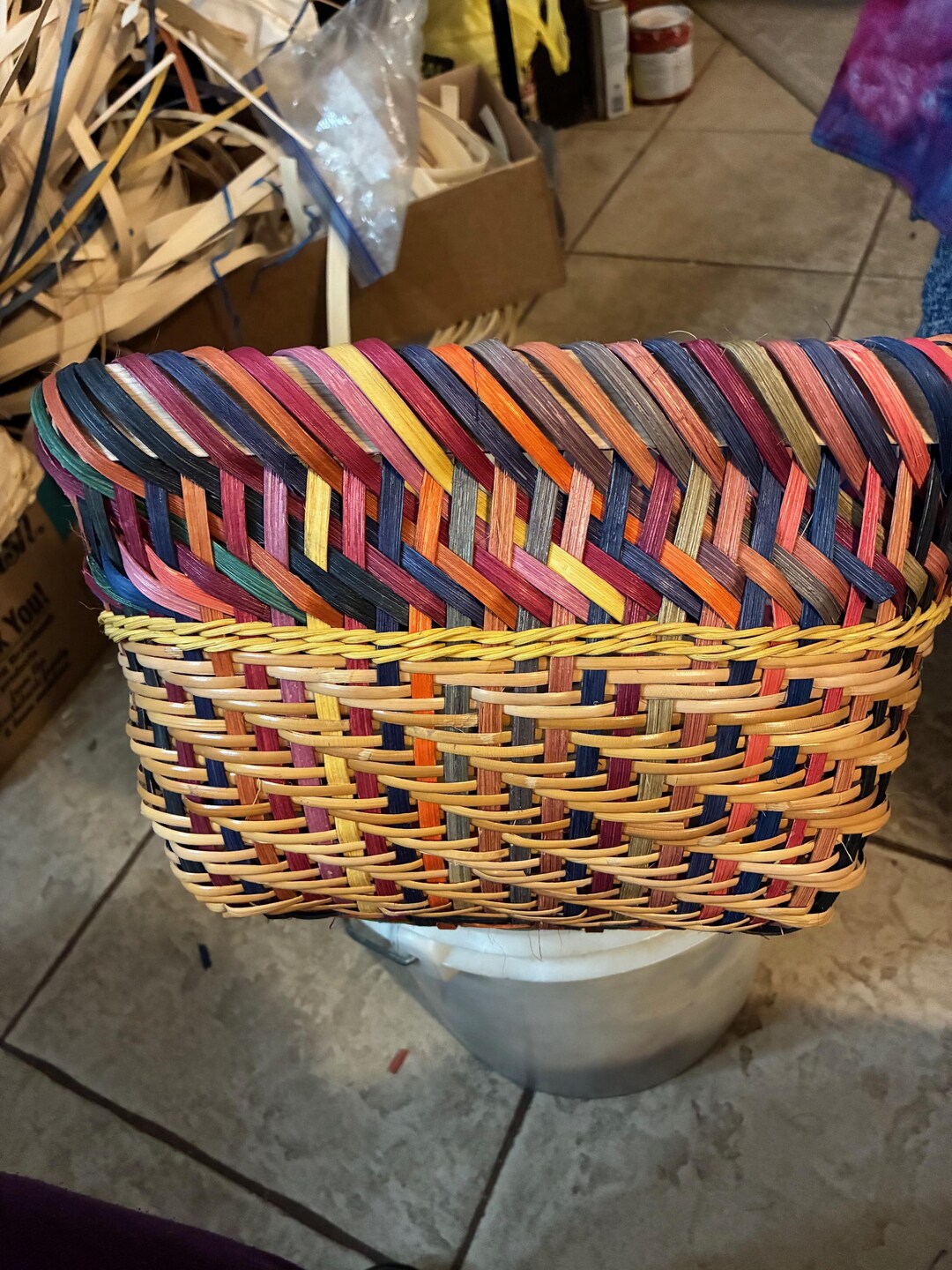 Let's Celebrate Color Basket Pattern - Etsy