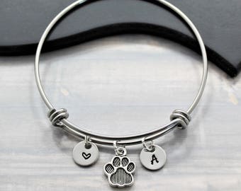 MOTHERS DAY GIFT FROM THE DOG BEST DOG MUM PAW CHARM BRACELET BIRTHDAY CARD bag