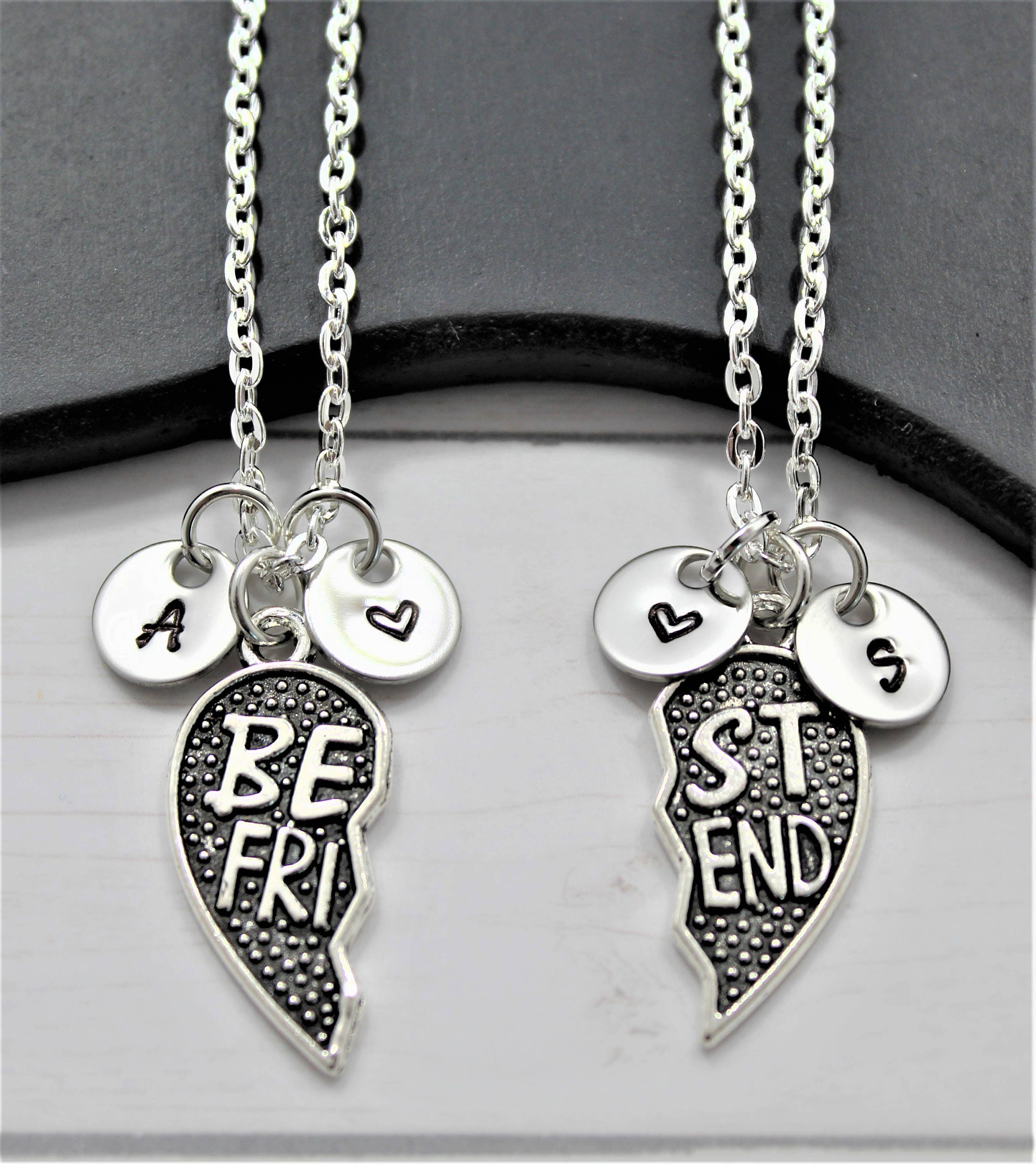 Best Friend Necklaces For 2 Matching Friendship Necklaces Etsy Australia 