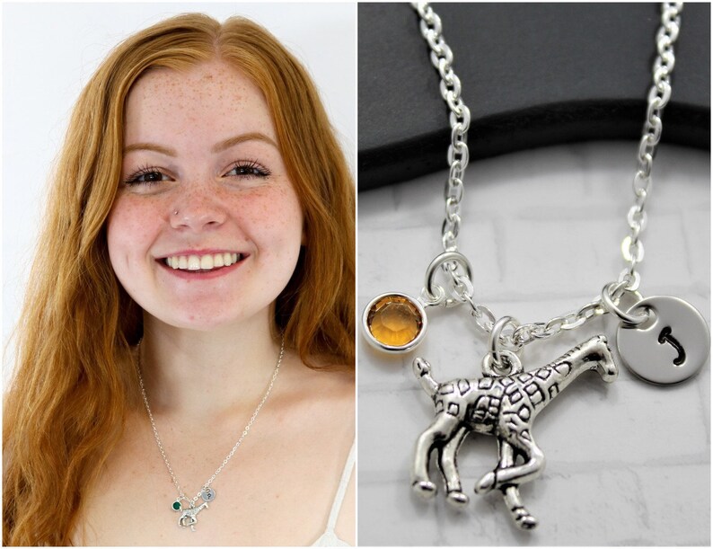 Giraffe Necklace Giraffe Jewelry for Women & Girls Giraffe - Etsy