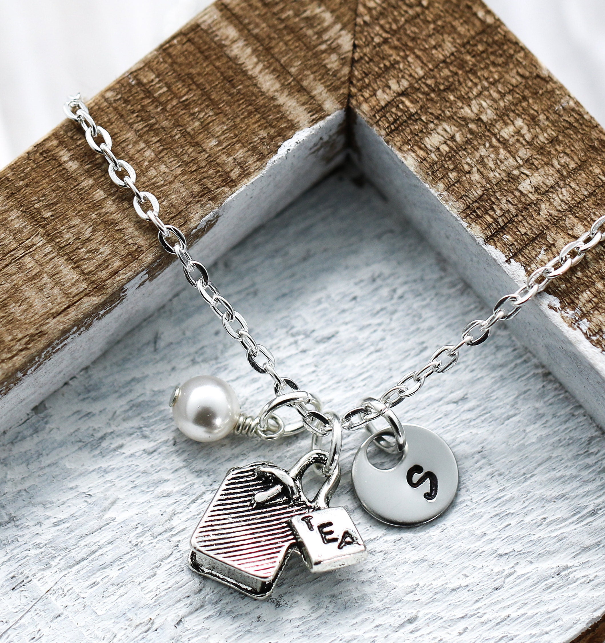 Tea Necklace Tea Party Jewelry for Girls & Women Etsy