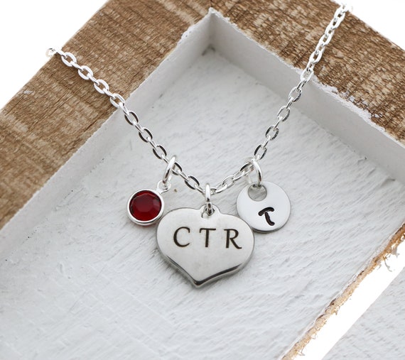 CTR Crown Necklace Choose The Right Daughter of a King perfect for young women or baptism The Church of Jesus Christ of Latter Day Saints