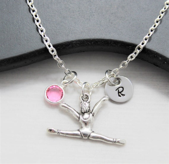 Gymnast Gift Gymnast Necklace Gymnastics Coach Gift Etsy