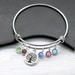 Mom Family Tree Bracelet - Bangle Bracelet for Mom - Kid's Birthstones - Gift for Mom - Mother's Day Bracelet - Family Tree Birthstone