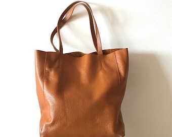 Brown Leather Tote