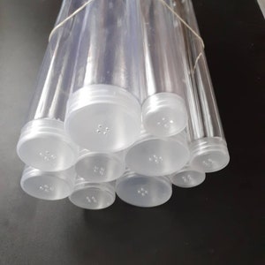Button & small parts storage tubes