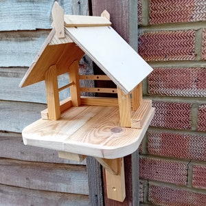 Bird feeder. Bird table