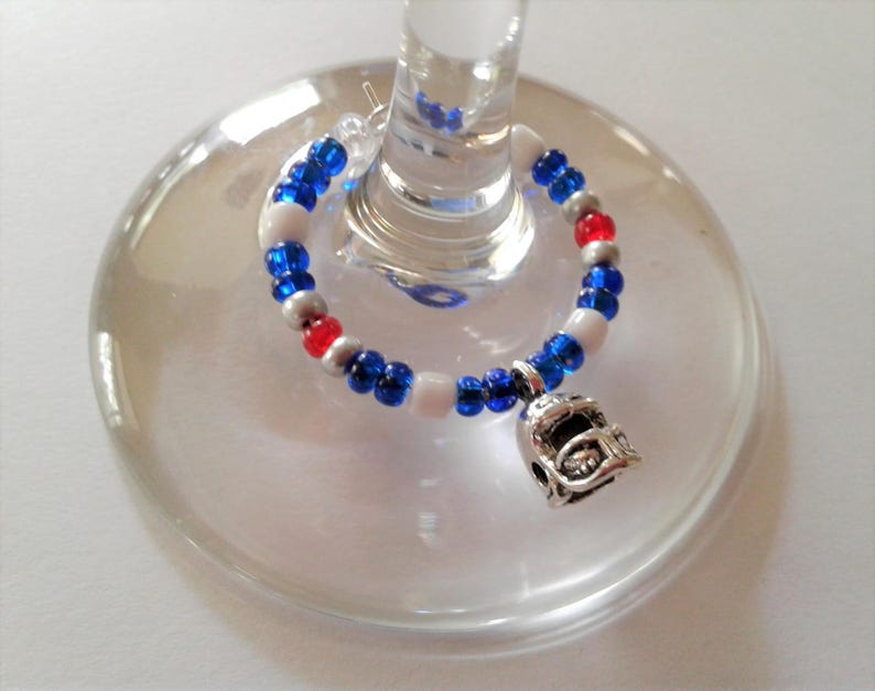 Houston Texas Inspired Wine Glass Ring Set of 4ID1 Etsy