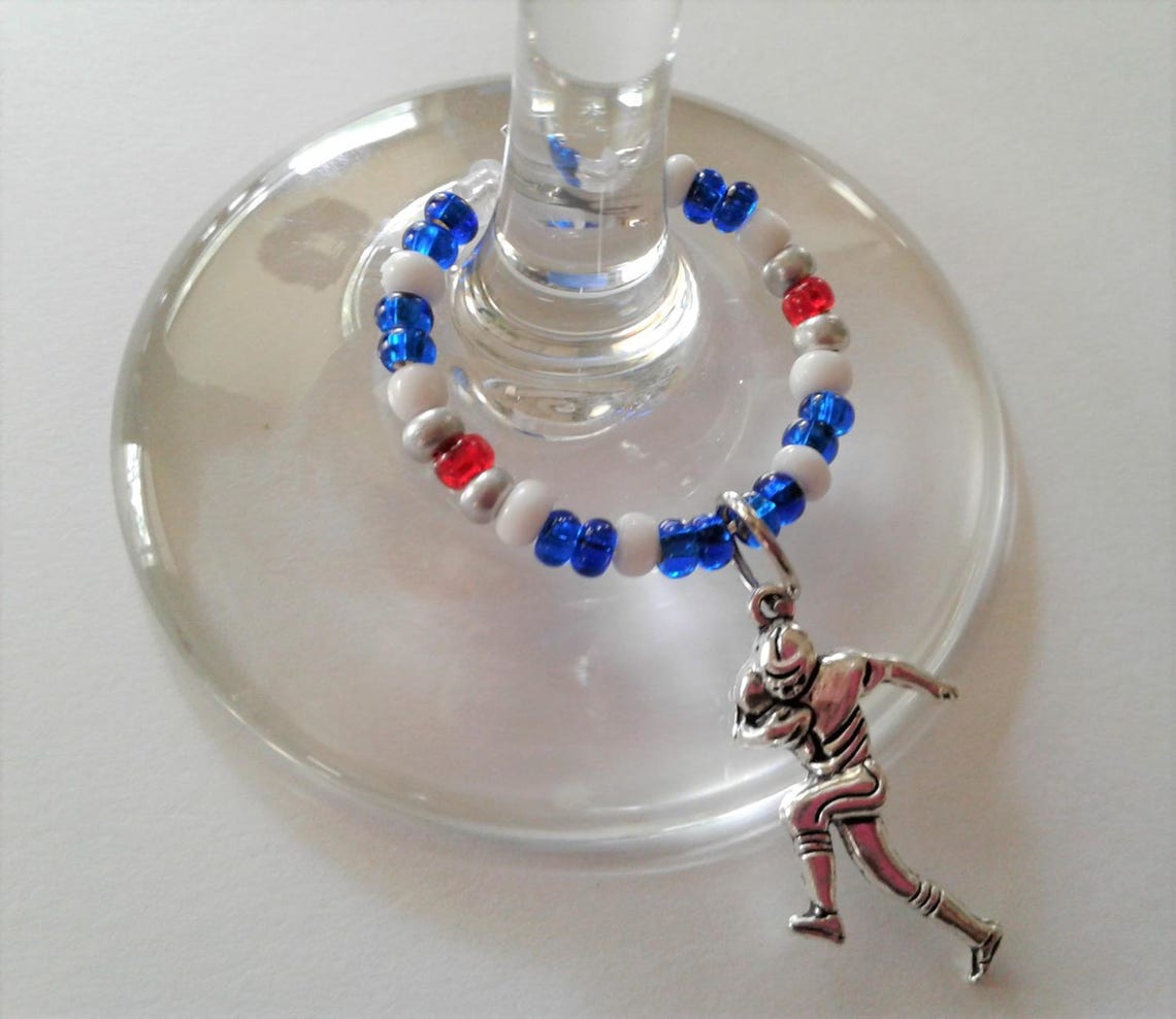 Houston Texas Inspired Wine Glass Ring Set of 4ID1 Etsy