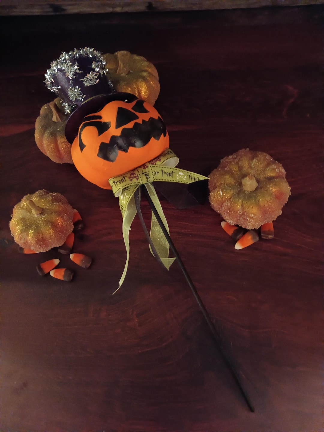 Vintage Style Halloween Parade Pumpkin Head Jack O' Lantern Parade ...