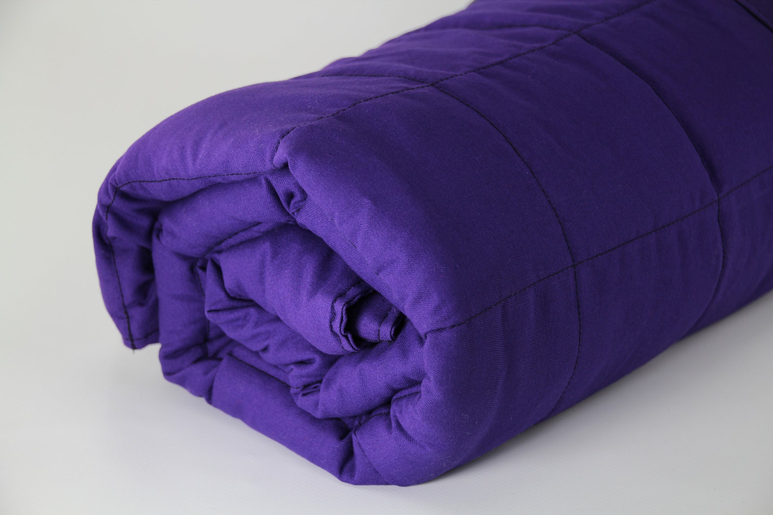 6kg Purple Single Size Cotton Weighted Blanket Australian Made Etsy