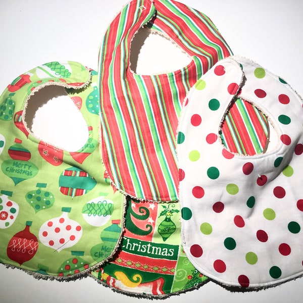 Baby Bib Christmas Edition - Pattern and Instructions