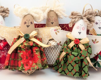 Christmas Linen Angel - Pattern