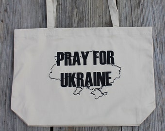 Pray for Ukraine Tote Bag