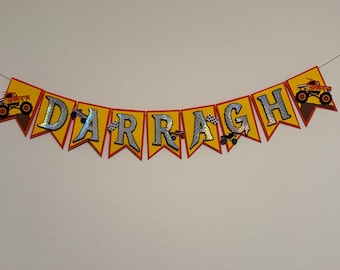 Monster Truck Birthday Cake Topper, Boy Party Decor