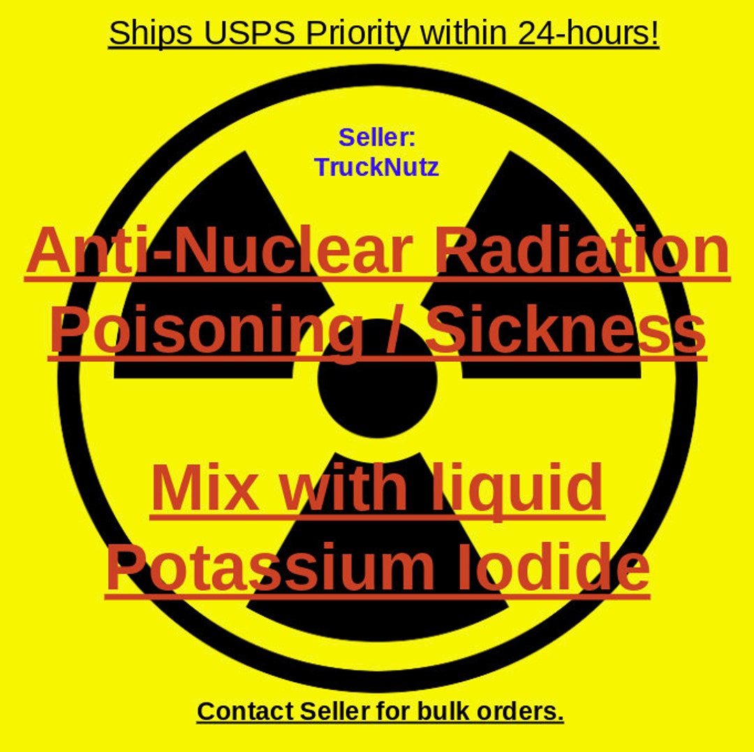 Potassium Iodide KI IOSAT Thyroshield Anti Nuclear Radiation Poisoning