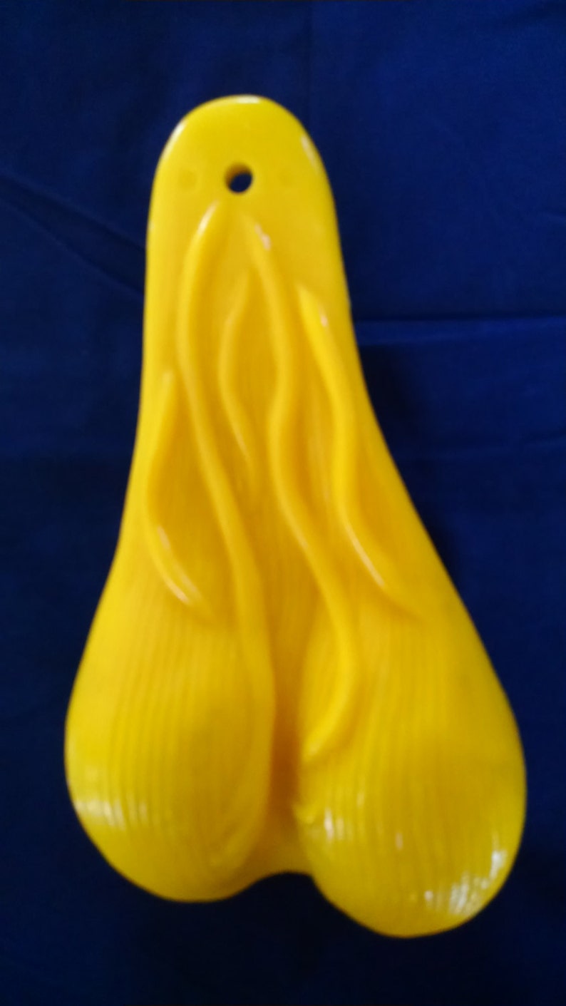 Giant 8 Yellow Truck Nutz Bumper Balls Bull Nuts Tall Etsy