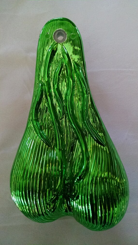 Green Chrome Truck Nutz Bumper Balls Bull Nuts 8 Tall