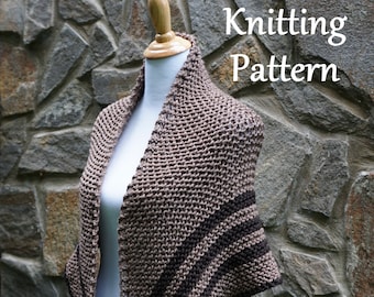 Outlander shawl pattern / Fraser's Ridge shawl pattern / knit shawl pattern / PDF download shawl pattern