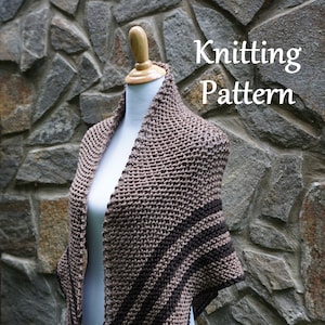 Outlander shawl pattern / Fraser's Ridge shawl pattern / knit shawl pattern / PDF download shawl pattern