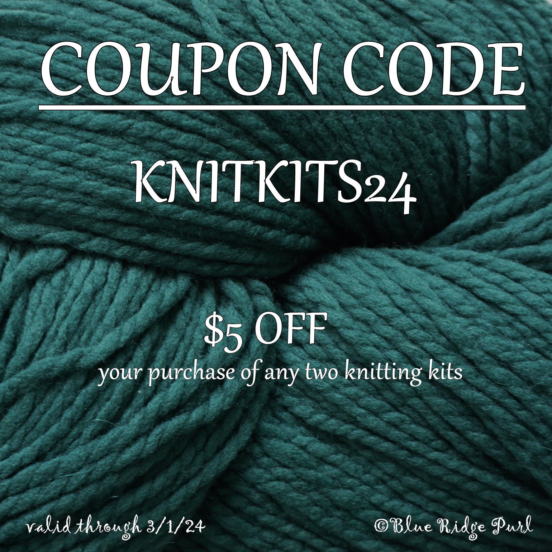 College Blanket Knitting Kit