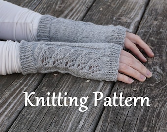 KNITTING PATTERN / fingerless gloves / PDF download