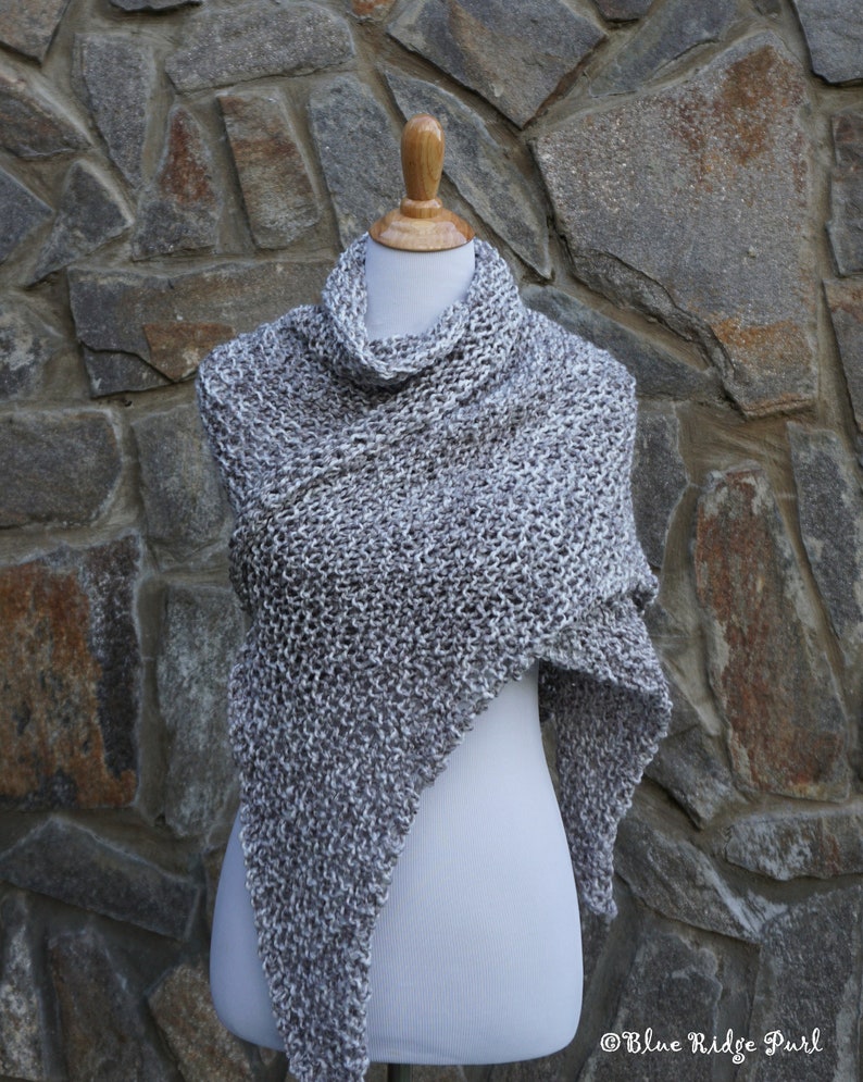 Outlander Shawl Knitting Kit / DIY Knitting Kit / Bulky Yarn | Etsy