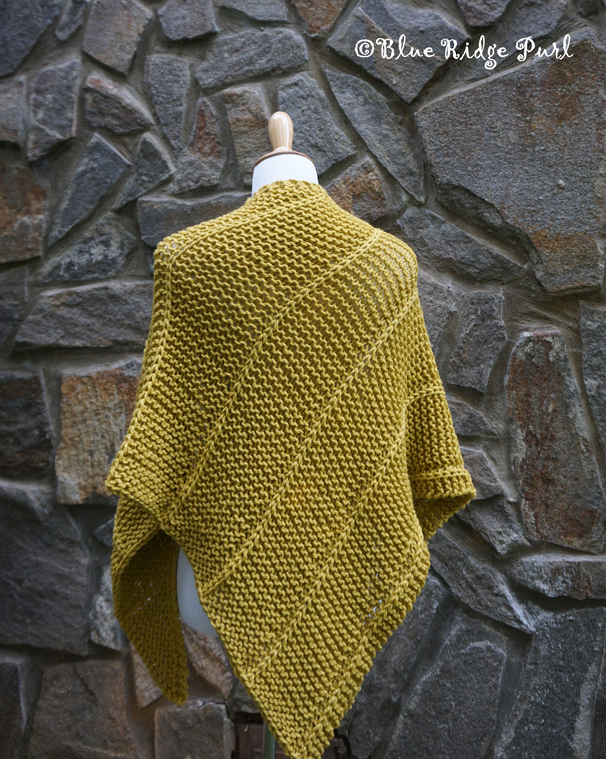 Knitted Wool Shawl