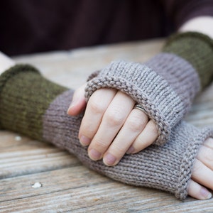 Mix and Match arm warmers, striped fingerless gloves, 100% wool gloves