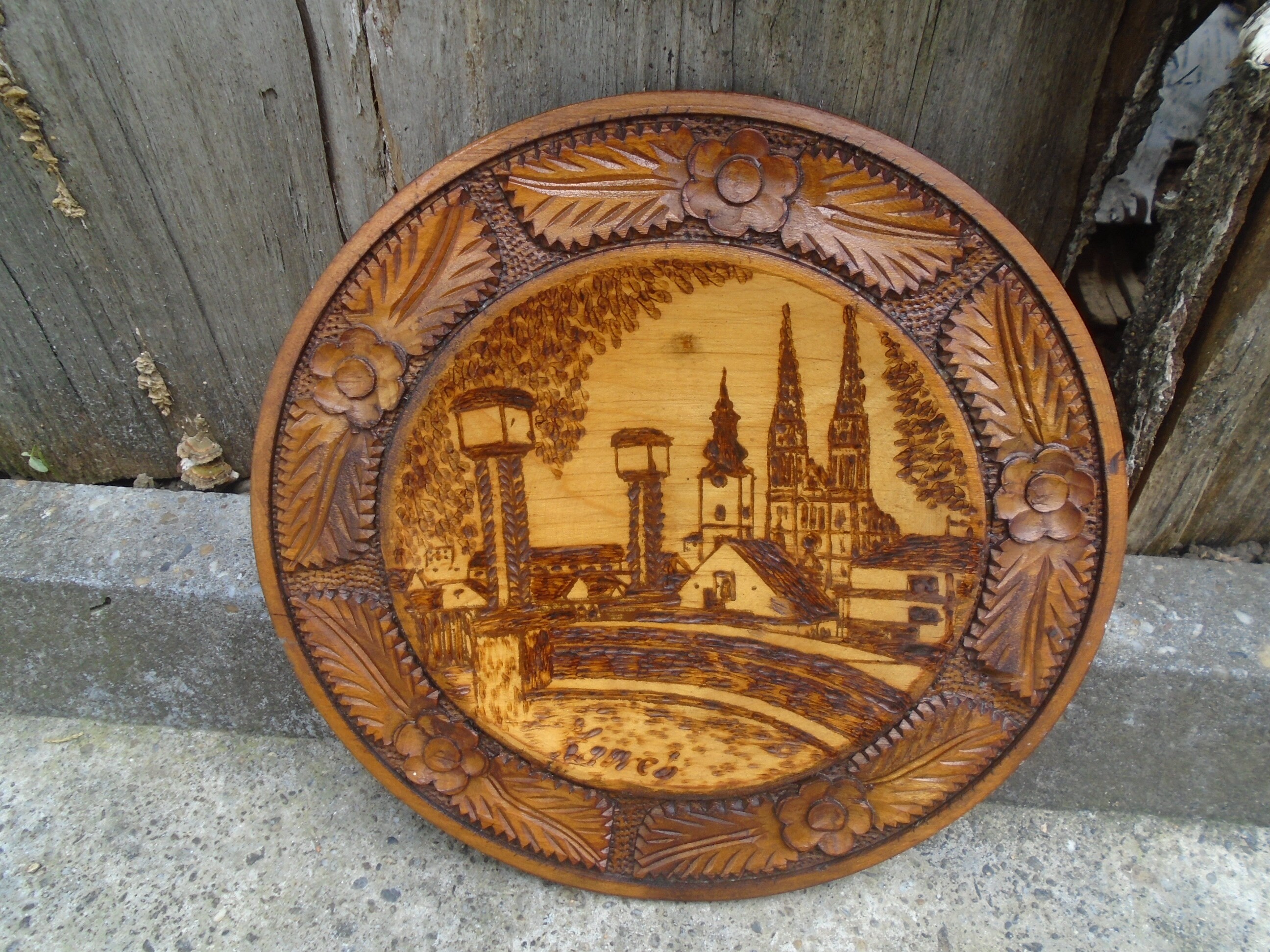 Vintage Croatian Folk Art Wall PlateWall Decor 60sZagreb Etsy