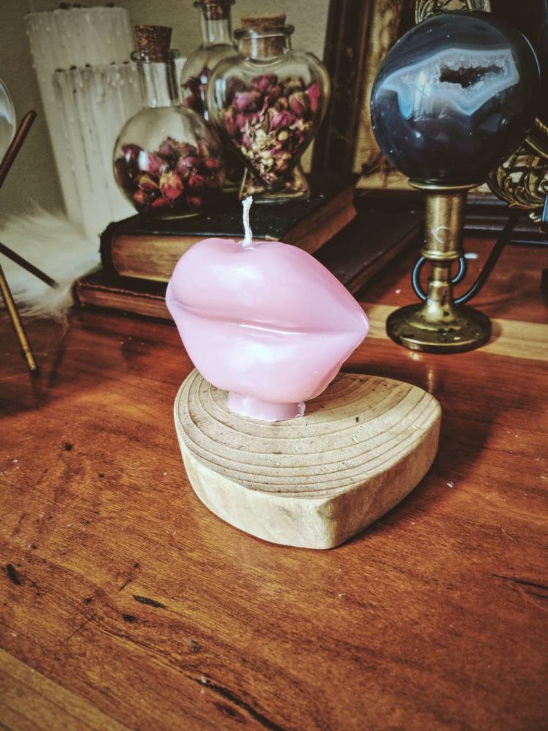 Ritual Candle Stop Gossip Candle Tapa Boca Lip Candle Etsy