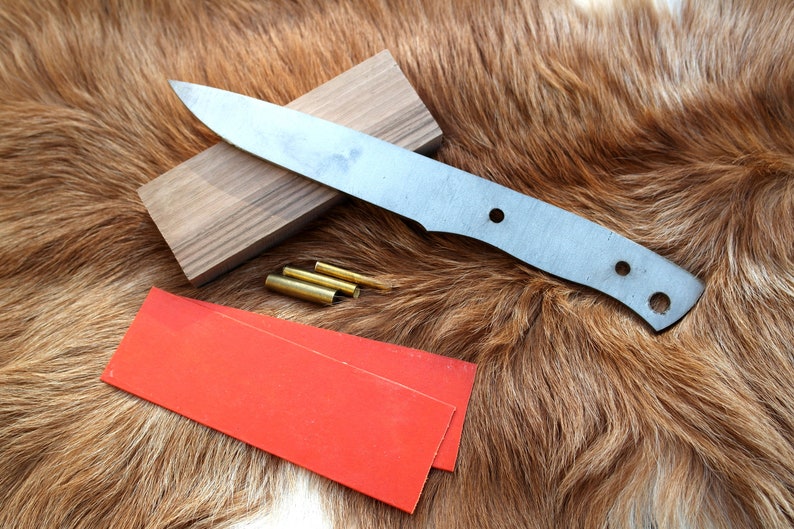 80CRV2 steel blank knife kit blade knife making kit supply Etsy