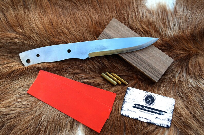 80CRV2 steel knife kit blade knife making kit supply bushcraft Etsy