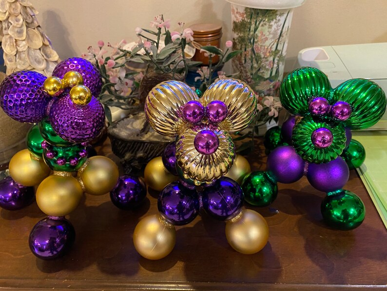 Mardi Gras Bead Dog Etsy