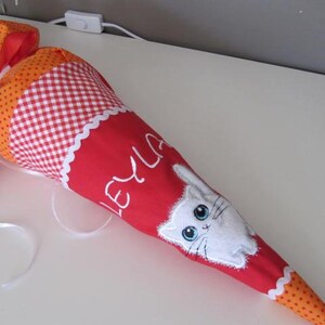 5 - Geschwistertüte Schultüte Katze Kätzchen Mietze  Einschulung - lottanelli