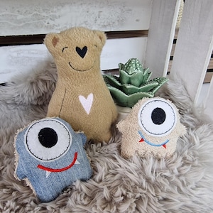 Encouragement monster, courage monster, comforter, soul comforter, worry eater, gift for school cone