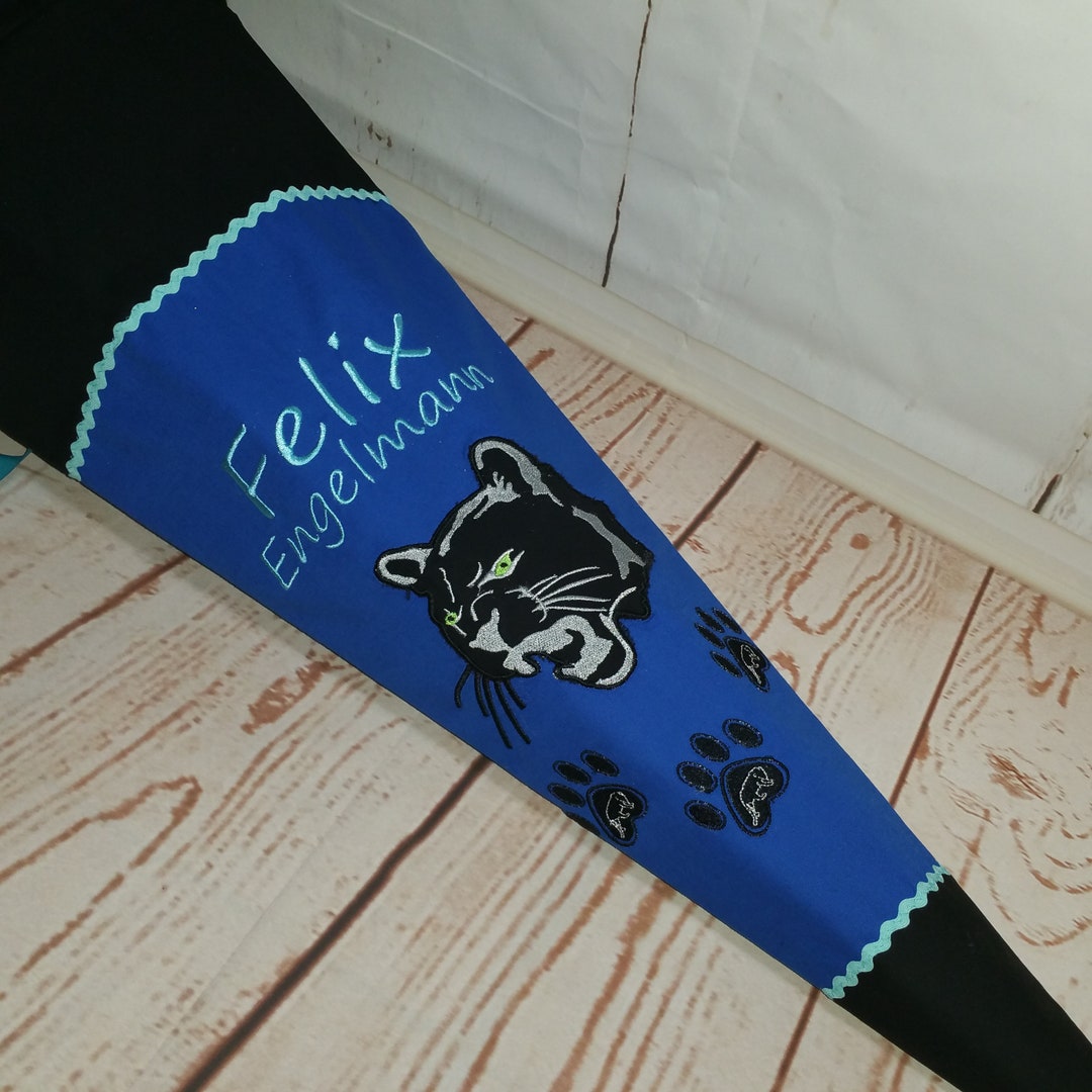 - School Black Cone Panther 209 Blue Etsy Finland