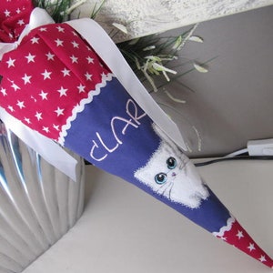 8 - Geschwistertüte Schultüte Katze Kätzchen Mietze