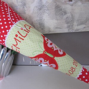 023 - Schultüte Zuckertüte Schmetterling