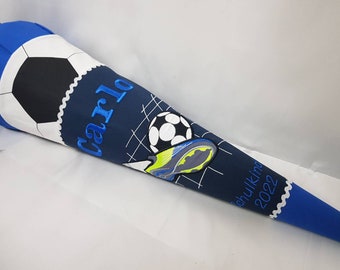 399 - School cone football footballer football shoe blue dark blue medium blue neon Kicker Soccer