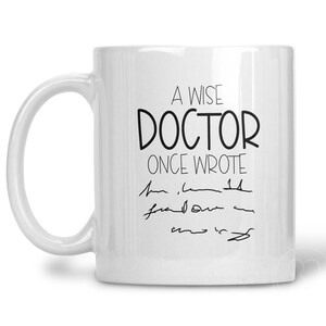 Wise Doctor Coffee Mug, Camping Style Medical Gift
