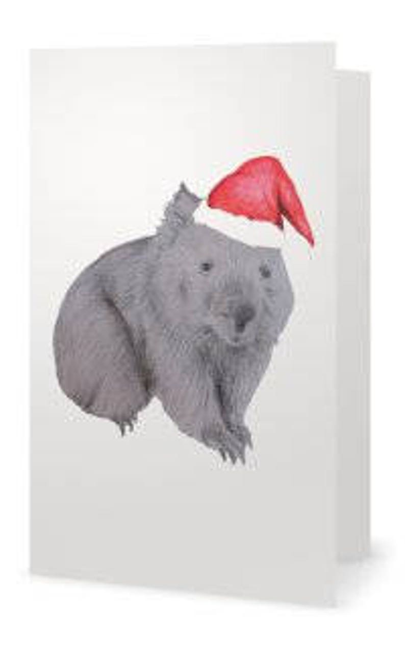 Charity Wombat Christmas Cards
