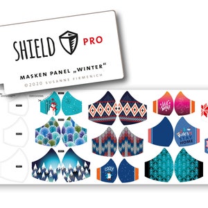 Albstoffe SHIELD Pro Masks Panel WINTER (round) 50 cm