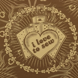 Cotton Jersey i love to sew Lille fabric (19,90 EUR / meter)