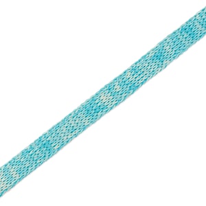 1 m Flat and Hoodie Cord Cord Me Life Loves You turquoise-meringa 12 mm