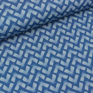 Cotton jersey Crosses smoke blue by lilalota (17,50 EUR / meter)
