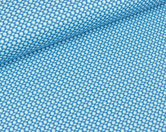 Triangles de coton Jersey Adele sur bleu (15,90 EUR / mètre)