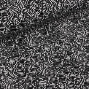 Cotton jersey Valerie Snake Lines light grey-black (13.20 EUR/meter)