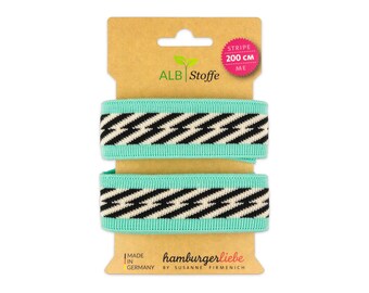 Stripe Me Icon Sweet Home Band verdino-schwarz-meringa